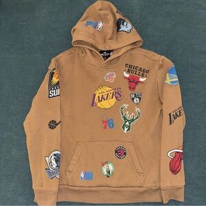 Hollister Brown NBA Logo Sweater